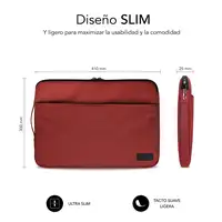 Funda Ordenador 15.6\ Urban  Rojo