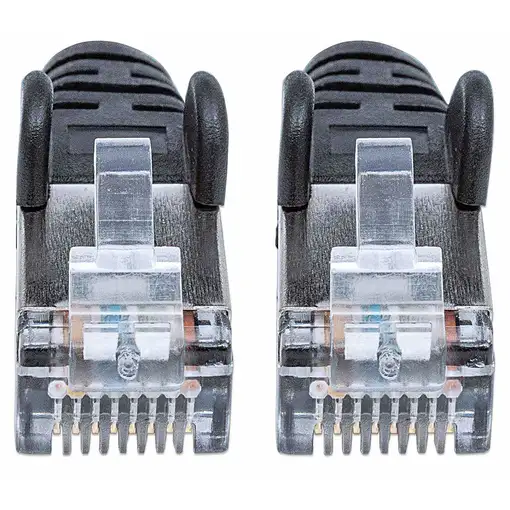 Intellinet 740685 cable de red Negro 1 m Cat7 S/FTP (S-STP)