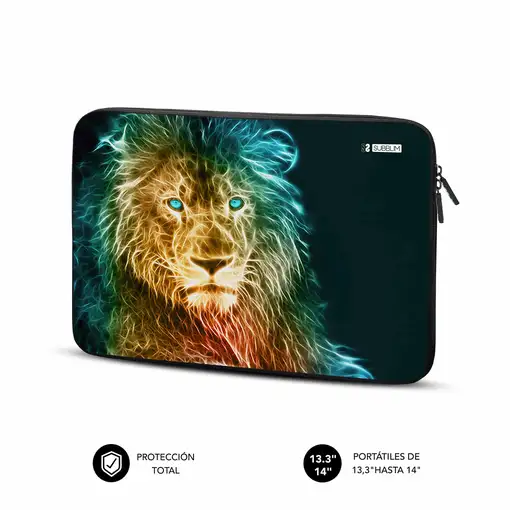 Funda Ordenador Neopreno Trendy Sleeve Neo Lion 13,3 a 14\