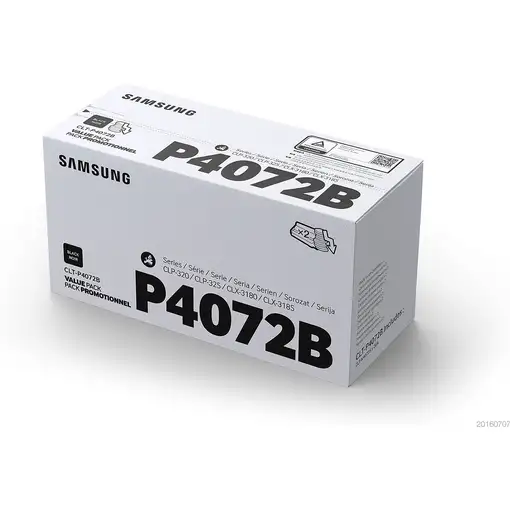Samsung Paquete de 2 cartuchos de tóner negro CLT-P4072B Samsung Paquete de 2 cartuchos de tóner negro CLT-P4072B