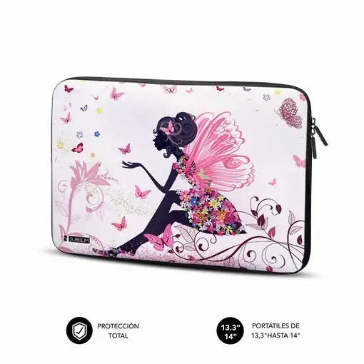 Funda Ordenador Neopreno Trendy Sleeve Neo Hada 13,3 a 14\