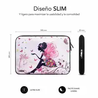 Funda Ordenador Neopreno Trendy Sleeve Neo Hada 15.6\