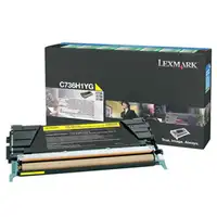 Lexmark C736H1YG cartucho de tóner 1 pieza(s) Original Amarillo