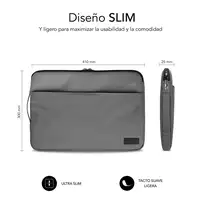 Funda Ordenador 15.6\ Urban  Gris