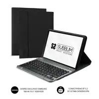 Funda Con Teclado Samsung Gt A8 10.5“ X200/205 Keytab Pro Bt Negra