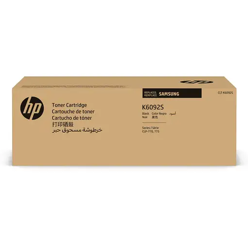 Samsung Cartucho de Tóner Original HP CLT-K6092S negro