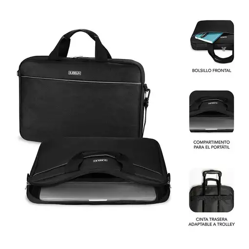 Maletín Portátil 15.6\ Con Ratón Usb Select Pack