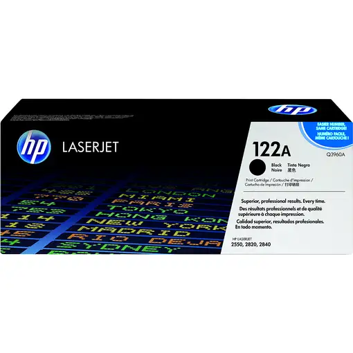 HP 122A Black Original LaserJet Toner Cartridge cartucho de tóner 1 pieza(s) Negro
