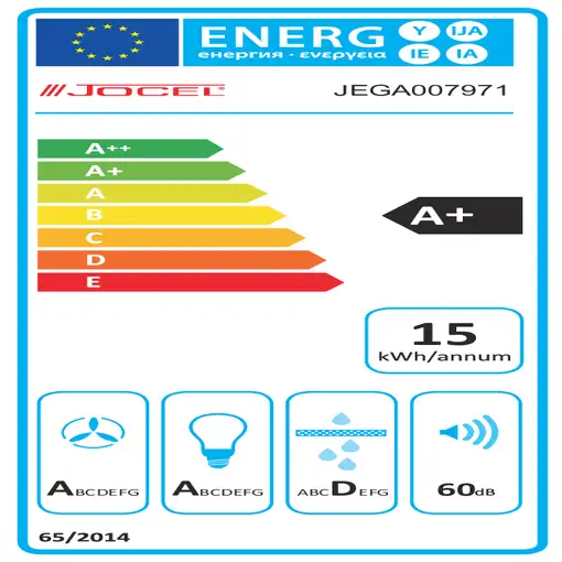 Campana Telescópica de 60cm, Clase A+, 500m3/h JOCEL