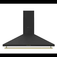 Campana De 90 Negra Rústica H90pr SOLTHERMIC