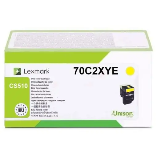 Lexmark 702XY cartucho de tóner 1 pieza(s) Original Amarillo