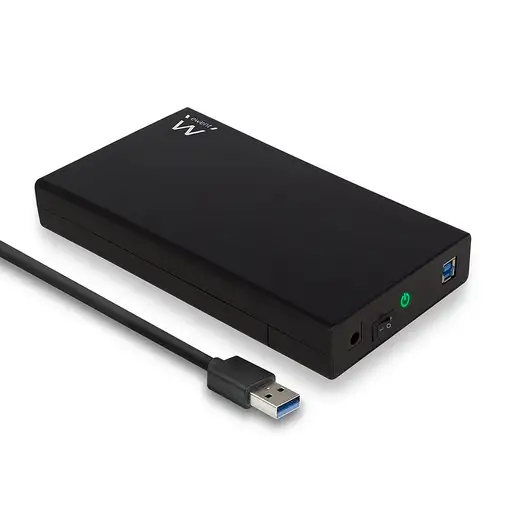 Ewent EW7056 caja para disco duro externo Caja de disco duro (HDD) Negro 3.5\