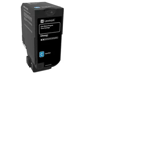 Lexmark 74C20C0 cartucho de tóner 1 pieza(s) Original Cian