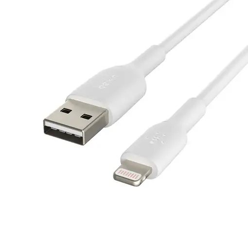 Belkin CAA001BT1MWH cable de conector Lightning 1 m Blanco
