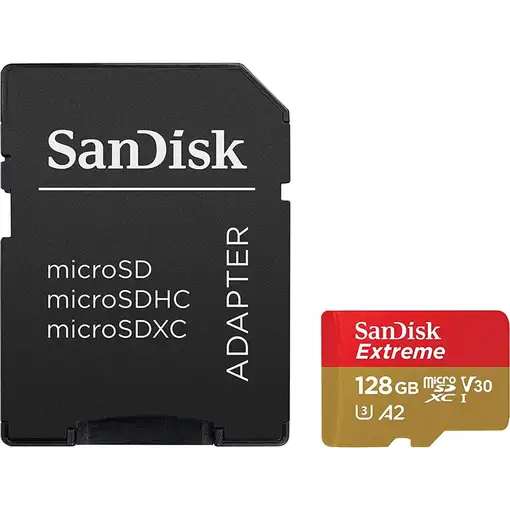 SanDisk Extreme 128 GB MicroSDXC UHS-I Clase 10