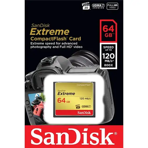 SanDisk CF Extreme 64GB CompactFlash