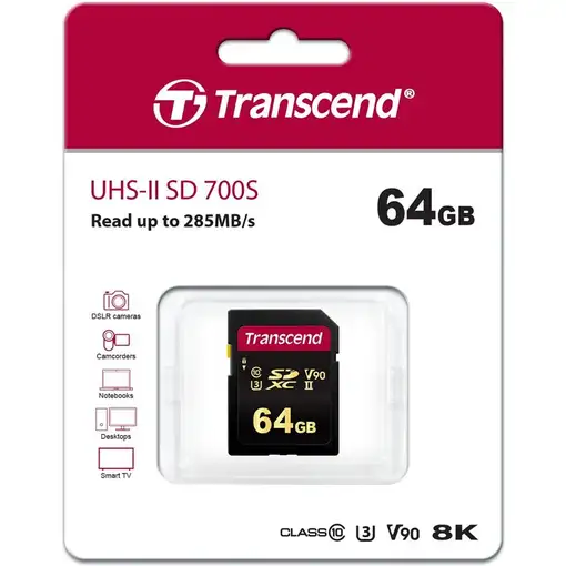 Transcend TS64GSDC700S memoria flash 64 GB SDXC NAND Clase 10