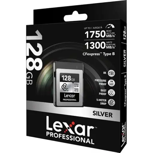 Lexar LCXEXSL128G-RNENG memoria flash 128 GB CFexpress tipo B