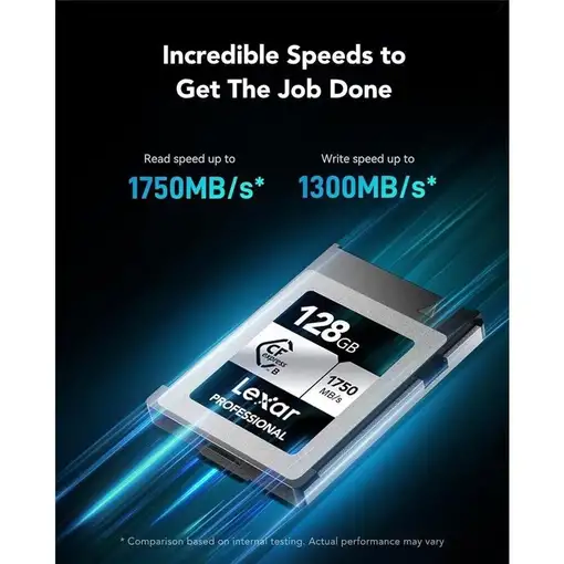 Lexar LCXEXSL128G-RNENG memoria flash 128 GB CFexpress tipo B