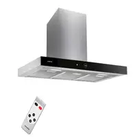 Campana CMPT-A90I – Inox, 90cm, 800m³/h, 250W, T Invertida INFINITON