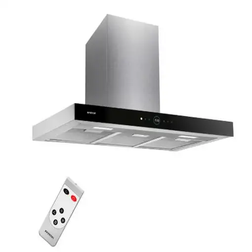 Campana CMPT-A90I – Inox, 90cm, 800m³/h, 250W, T Invertida INFINITON