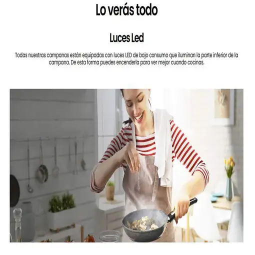 Campana CMPT-A90I – Inox, 90cm, 800m³/h, 250W, T Invertida INFINITON