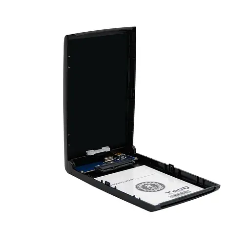 TooQ CAJA HDD 2,5\ SATA A USB 2.0/USB 3.0 NEGRA