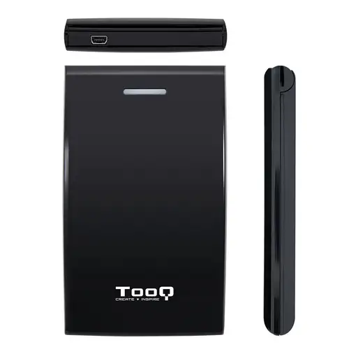TooQ CAJA HDD 2,5\ SATA A USB 2.0/USB 3.0 NEGRA