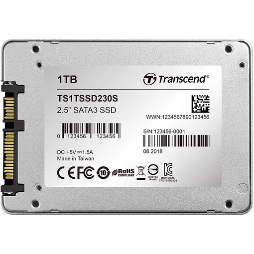 Transcend SSD230S 1 TB 2.5'' Serial ATA III 3D NAND