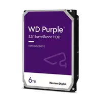 Western Digital Purple disco duro interno 6 TB 5400 RPM 256 MB 3.5'' Serial ATA III Western Digital Purple disco duro interno 6 TB 5400 RPM 256 MB 3.5'' Serial ATA III
