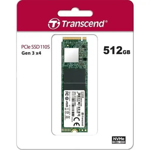 Transcend 110S 512 GB M.2 PCI Express 3.0 NVMe 3D NAND