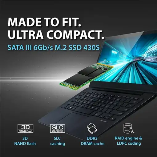 Transcend 430S 256 GB M.2 Serial ATA III 3D NAND