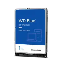 Western Digital Blue disco duro interno 1 TB 5400 RPM 128 MB 2.5" Serial ATA III