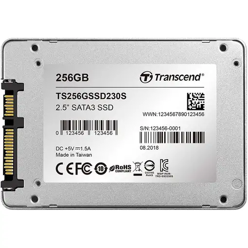 Transcend SSD230S 256 GB 2.5'' Serial ATA III 3D NAND