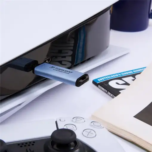 Transcend ESD300C 512 GB USB Tipo C Azul