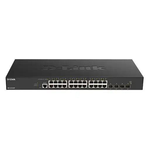 D-Link DXS-1210-28T switch Gestionado L2/L3 10G Ethernet (100/1000/10000) 1U Negro D-Link DXS-1210-28T switch Gestionado L2/L3 10G Ethernet (100/1000/10000) 1U Negro
