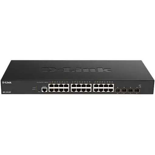 D-Link DXS-1210-28T switch Gestionado L2/L3 10G Ethernet (100/1000/10000) 1U Negro