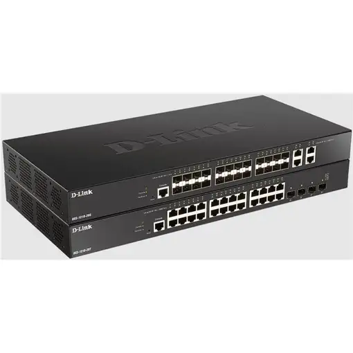 D-Link DXS-1210-28T switch Gestionado L2/L3 10G Ethernet (100/1000/10000) 1U Negro