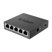 D-Link DGS-105 No administrado L2 Gigabit Ethernet (10/100/1000) Negro