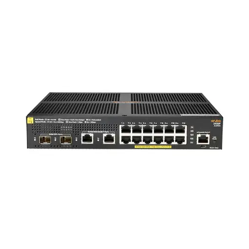 HPE Aruba Networking Aruba 2930F 12G PoE+ 2G/2SFP+ Gestionado L3 Gigabit Ethernet