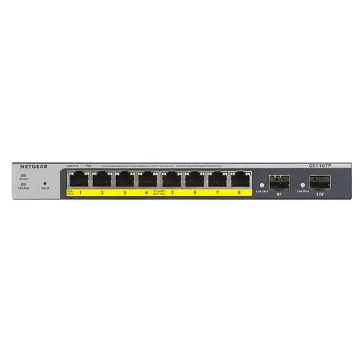 NETGEAR GS110TP Gestionado L2/L3/L4 Gigabit Ethernet (10/100/1000) Energía sobre E