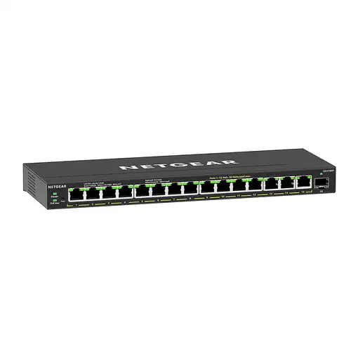 NETGEAR GS316EP-100PES switch Gestionado Gigabit Ethernet (10/100/1000) Energía so NETGEAR GS316EP-100PES switch Gestionado Gigabit Ethernet (10/100/1000) Energía so