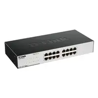 D-Link GO-SW-16G No administrado L2 Gigabit Ethernet (10/100/1000) 1U Negro