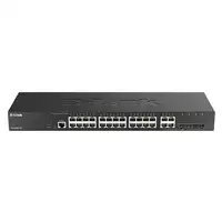 D-Link DGS-2000-28 switch Gestionado L2/L3 Gigabit Ethernet (10/100/1000) 1U Negro