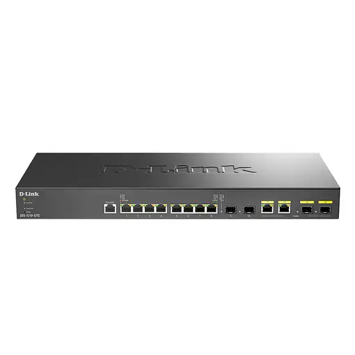 D-Link DXS-1210-12TC switch Gestionado L2/L3 10G Ethernet (100/1000/10000) 1U Negr