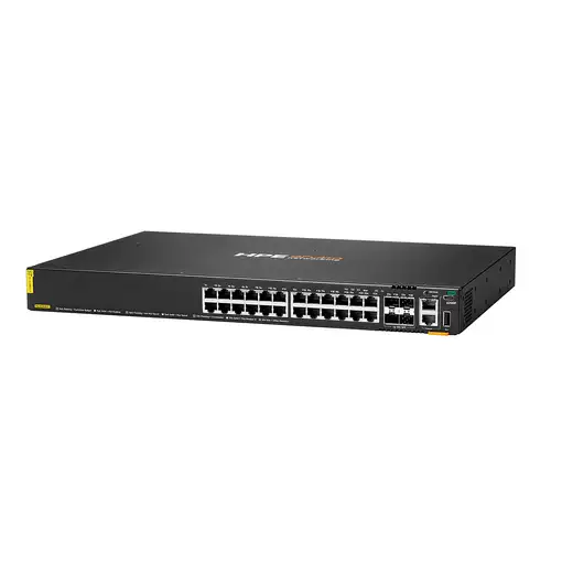HPE Aruba Networking CX 6200F 24G Class-4 PoE 4SFP+ 370W Gestionado L3 Gigabit Eth