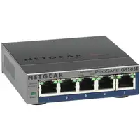 NETGEAR GS105E-200PES switch Gestionado L2/L3 Gigabit Ethernet (10/100/1000) Gris