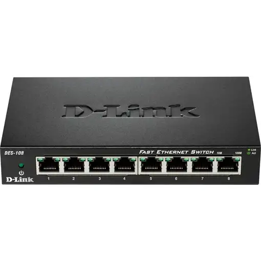 D-Link DES-108 Negro