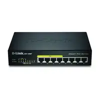D-Link DGS-1008P/E switch No administrado L2 Energía sobre Ethernet (PoE) Negro