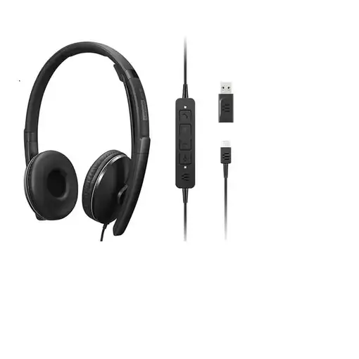 Lenovo 4XD1M39029 auricular y casco Auriculares Alámbrico Diadema USB Tipo C Negro